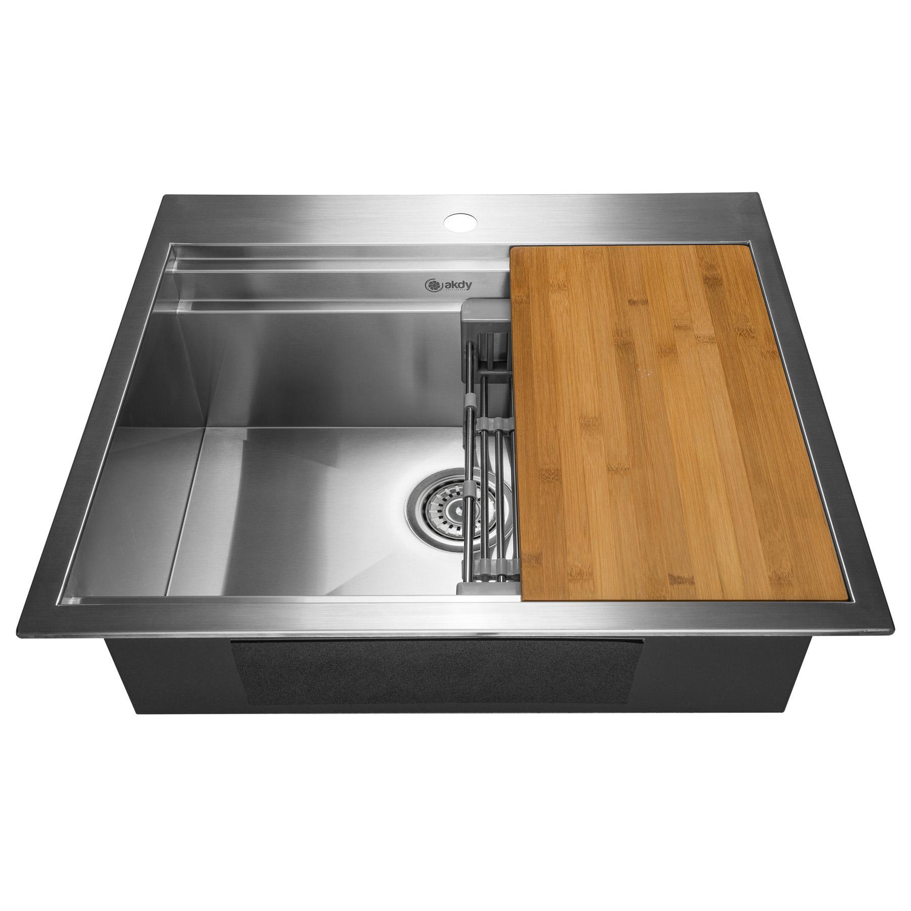 Top mount Stainless Steel Kitchen Sink AKDY Imports